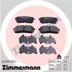 Задние тормозные колодки Zimmermann  24599.155.1