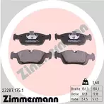 Передние тормозные колодки Zimmermann  23287.175.1