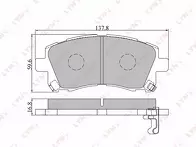 Передние тормозные колодки Lynx  BD-7104