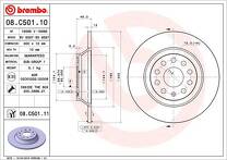 Тормозной диск Brembo Prime Line  08.C501.11