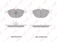 Передние тормозные колодки Lynx  BD-1431