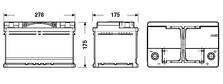 Аккумулятор Exide EFB 65 Ач  EL652