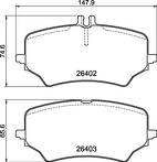 Задние тормозные колодки Brembo Prime Line P 50 176 для Mercedes-Benz EQS V297