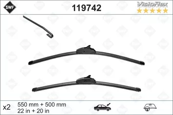 SWF VisioFlex 119742 <span>щетки стеклоочистителя 550/500 мм</span>