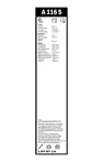 Комплект дворников Bosch AeroTwin 600/400 мм A 116 S