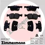 Задние тормозные колодки Zimmermann  22231.145.1