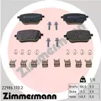 Задние тормозные колодки Zimmermann  22986.170.2
