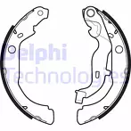 Задние тормозные колодки Delphi LS2127 для Renault Kaptur 1 пок. / рестайлинг