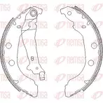 Задние тормозные колодки Remsa 4092.00 для Peugeot 406 1 пок. / универсал / рестайлинг