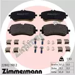 Задние тормозные колодки Zimmermann  22802.190.2