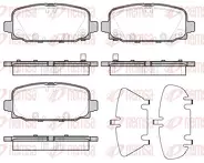 Задние тормозные колодки Remsa 1796.02 для Jeep Compass 2 пок.