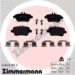 Задние тормозные колодки Zimmermann  24848.185.3