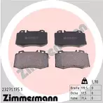 Передние тормозные колодки Zimmermann  23271.175.1