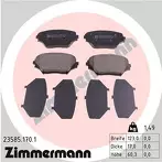 Передние тормозные колодки Zimmermann 23585.170.1 для Toyota RAV4 2 пок. / XA20