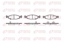 Передние тормозные колодки Remsa  0736.02