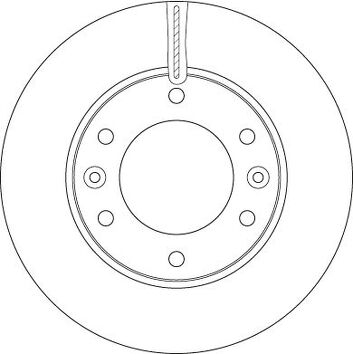 TRW DF6446 <span>тормозные диски вентилируемый</span>