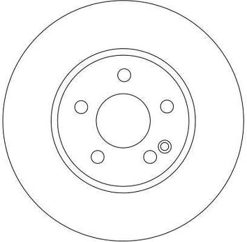 TRW DF4373 <span>тормозные диски вентилируемый</span>