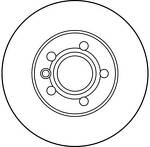 Тормозные диски TRW  DF2809