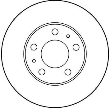TRW DF2722 <span>тормозные диски вентилируемый</span>