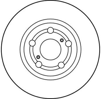 TRW DF2742 <span>тормозные диски вентилируемый</span>