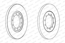 Тормозные диски Ferodo  DDF1537