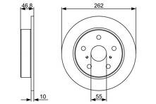 Тормозные диски Bosch 0 986 479 V55 0 986 479 V55