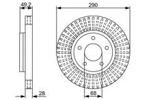 Тормозные диски Bosch 0 986 479 V48 0 986 479 V48