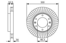 Тормозные диски Bosch 0 986 479 T88 0 986 479 T88