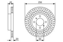 Тормозные диски Bosch 0 986 479 T39 0 986 479 T39