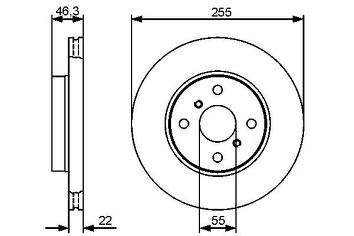 Bosch 0 986 479 430 <span>тормозные диски </span>