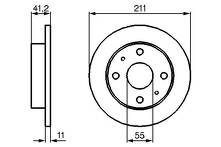 Тормозные диски Bosch 0 986 479 119 0 986 479 119