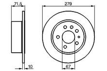 Тормозные диски Bosch  0 986 478 199