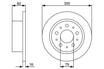 Bosch 0 986 479 317 <span>тормозные диски </span>