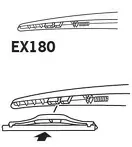 Trico ExactFit Rear EX180 задний дворник