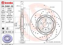 Тормозной диск Brembo 09.D482.33 09.D482.33