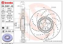 Тормозной диск Brembo 09.D481.43 09.D481.43
