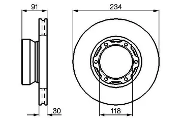 Bosch 0 986 478 407 <span>тормозной диск </span>