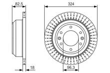 Тормозные диски Bosch 0 986 479 U29 0 986 479 U29