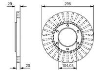 Тормозные диски Bosch 0 986 479 U33 0 986 479 U33