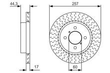 Тормозные диски Bosch 0 986 479 U93 0 986 479 U93