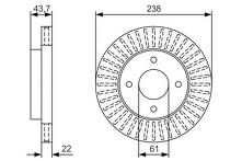Тормозные диски Bosch 0 986 479 T42 0 986 479 T42