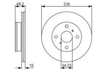 Тормозные диски Bosch 0 986 479 R75 0 986 479 R75