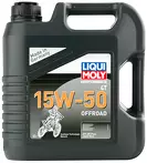 Моторное масло Liqui Moly Motorbike 4T Basic Offroad 15W-50 4л. 3058