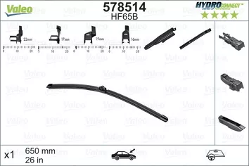 Valeo HydroConnect Front HF65B <span>щетка стеклоочистителя 650 мм</span>
