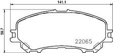 Передние тормозные колодки Brembo  P 56 100