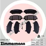 Передние тормозные колодки Zimmermann  22065.175.1
