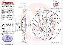 Тормозной диск Brembo Prime Line 09.D897.23 для BMW 8 серии G15 / купе / рестайлинг