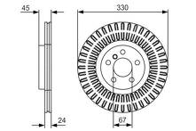 Тормозной диск Bosch 0 986 479 C94 для BMW 5 серии G31 / универсал / рестайлинг