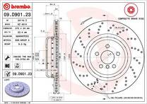Тормозной диск Brembo Prime Line 09.D901.23 для BMW 5 серии G31 / универсал / рестайлинг