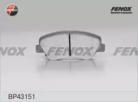 Передние тормозные колодки Fenox  BP43151